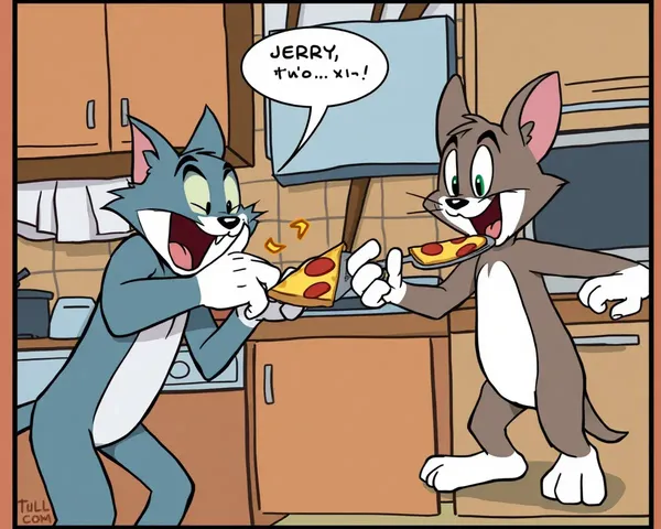 Tom and Jerry Pizza Heist Png Image Comic Strip
