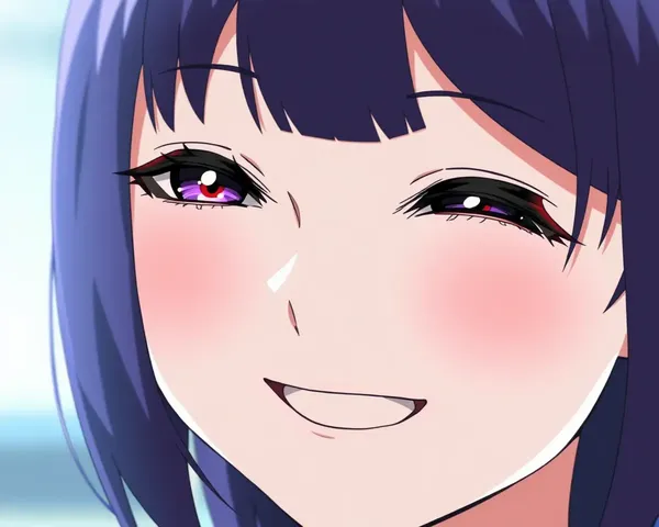 Touka Kirishima's 4K Close-up: Bright Smile Mischievous Eyes