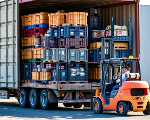 Tractor Trailer Hauls Food Products and Equipment
