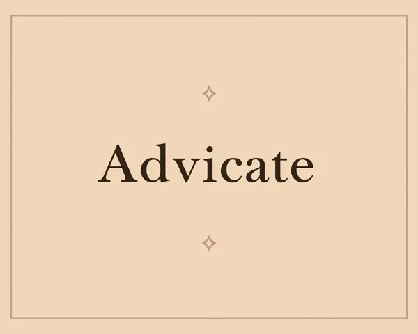 Traditional Advocate Visiting Card with Classic Font