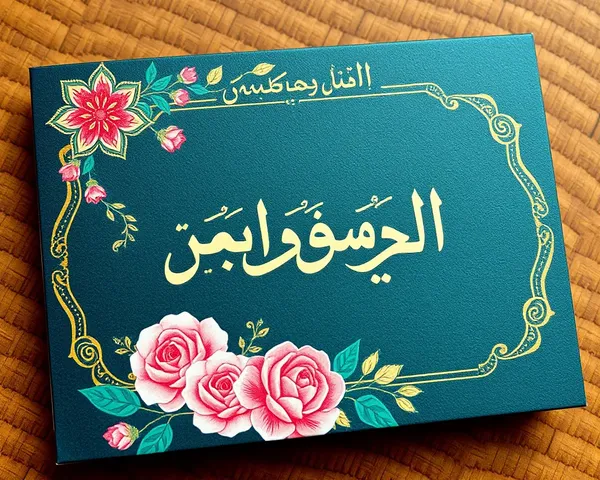 Traditional Arabic Calligraphy Aqeeqah Invitation Card Design