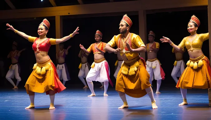 Traditional Bansi Dance Performance with Colorful Costumes