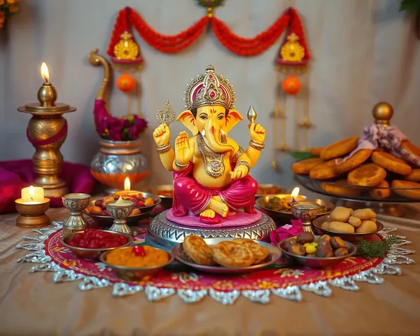 Traditional Gujarati Sweets and Snacks at Dhanteras Puja