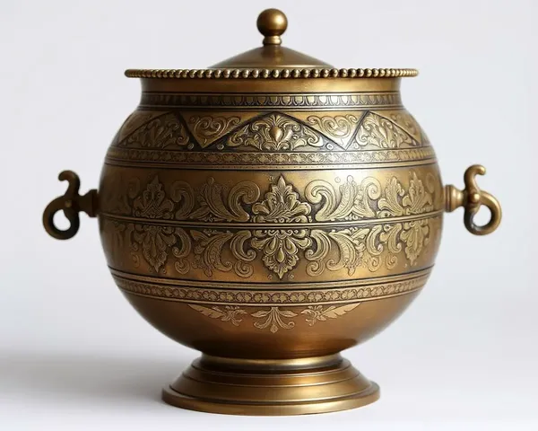 Traditional Indian-Style Steel Almari with Patterns PNG