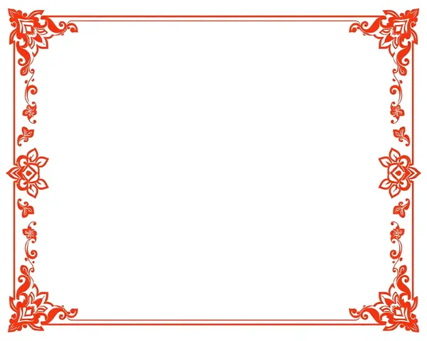 Traditional Odia-Inspired Sambalpuri Border Design PNG