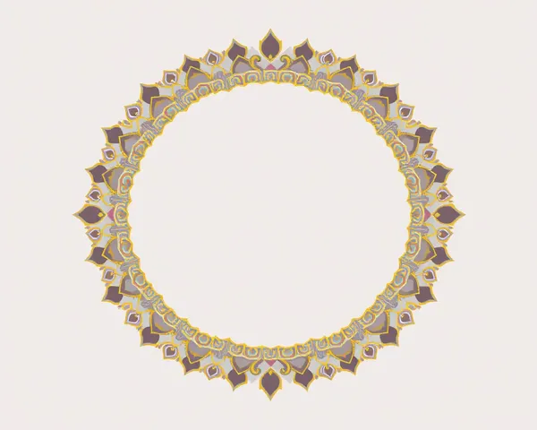 Traditional Odia-Inspired Sambalpuri Border Design PNG