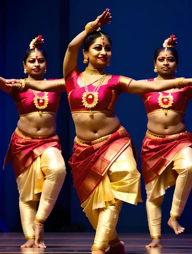 Traditional Tamil Dance Performance Showcases Classical Bharatanatyam