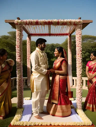 Traditional Tamil Wedding Celebrates Love and Family