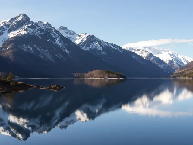 Tranquil Mountain Range with Lazy Zzz's Drifting By