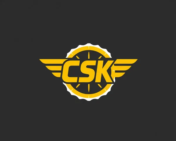 Transparent Csk Logo for Merchandise and Printing Materials