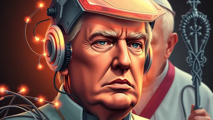 Trump AI Pope: A Digital Illustration of Unholy Union