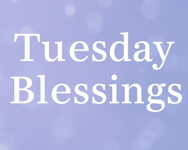 Tuesday's Blessings Images of Abundance and Peace