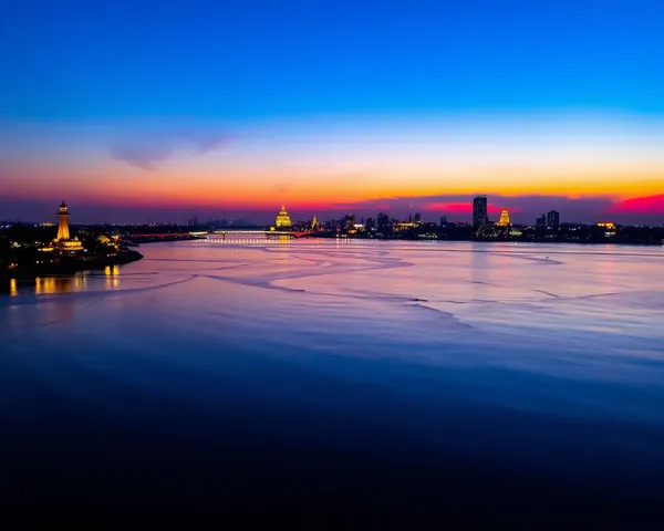 Twinkling Lights on Sabarmati River for Happy Dhanteras