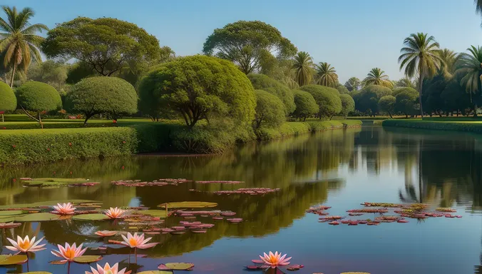 Twisted Karadi Tree by Serene Lake