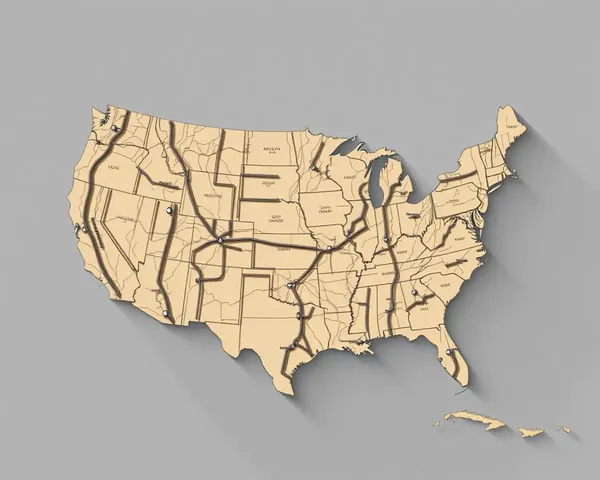 USA Map Images for Educational Use