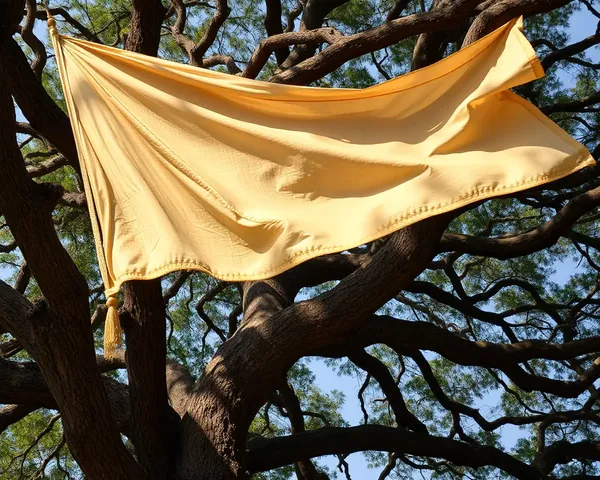 Udghatan Banner Waves in Gentle Breeze
