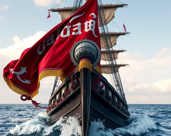 Udghatan Banner on Majestic Ship's Prow