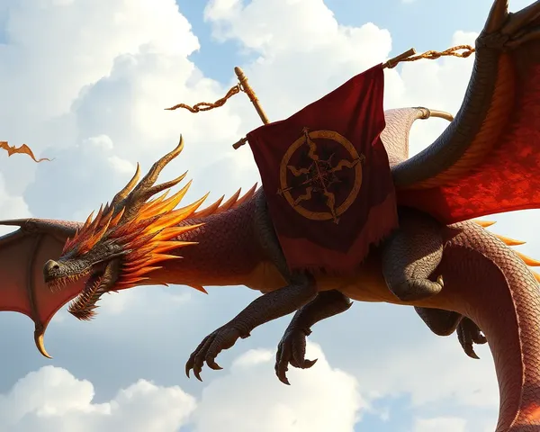 Udghatan Banner on Mighty Dragon's Scales
