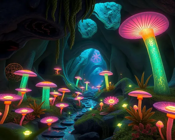 Underground City of Glowing Plants and Cataheal Power