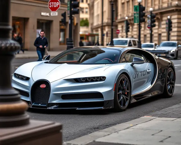 Unique Bugatti Chiron Sport 420 Edition on City Street