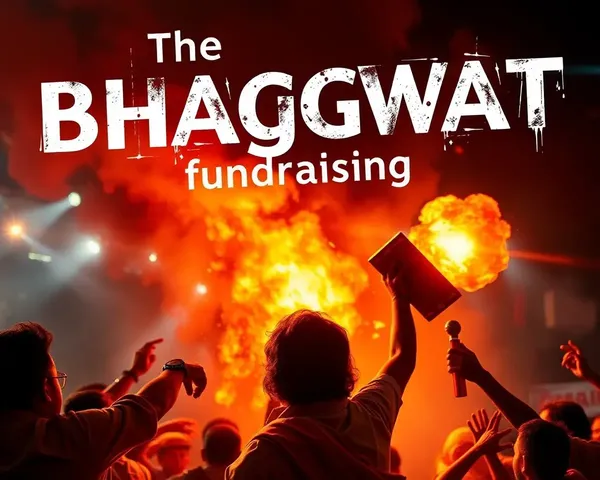 Urgent Bhagwat Fundraising Event Banner Design