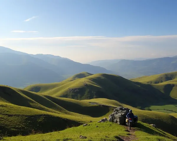 Valley Landscape with Vagh Baras Post Amidst Hills
