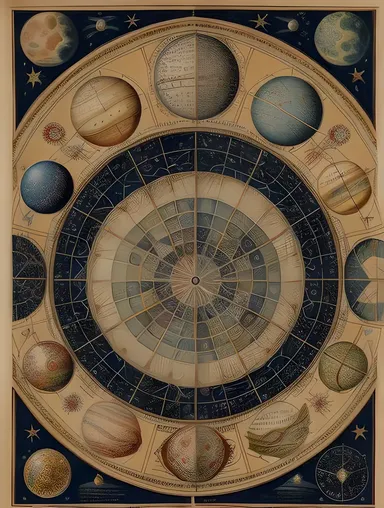Varahamihira's Celestial Map of Ancient Indian Astronomy
