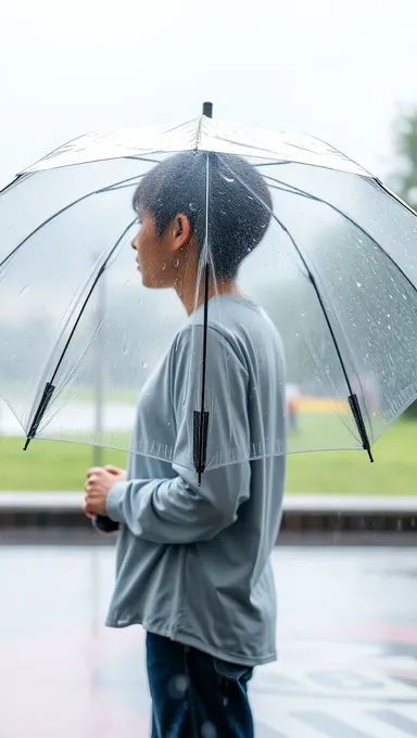 Verbstransparent Umbrella with Transparent Background