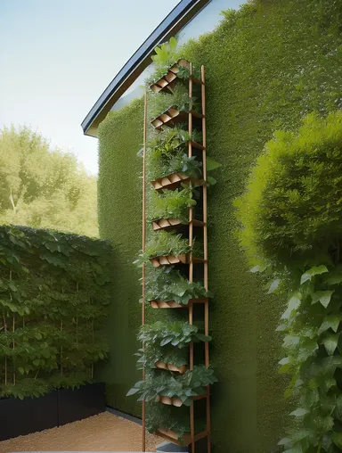 Vertical Garden Supports Datura Plant and Climbing Vines