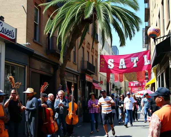 Vibrant City Street in Full HD 1080p Bright Sunny Background