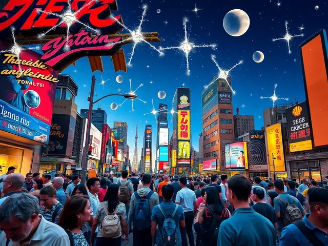 Vibrant City with Zzz's Adding Energy and Vitality