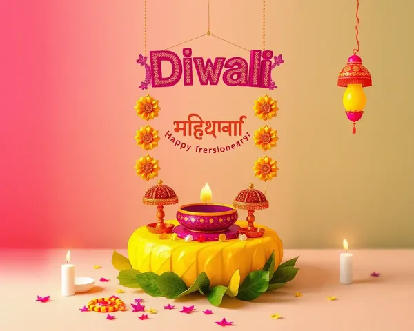 Vibrant Diwali Decoration with CB Background Mix
