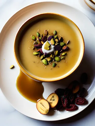 Vibrant Illustration of Sheer Khurma with Saffron and Cardamom