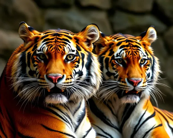 Vibrant Images of Tigers in Their Wild Environment