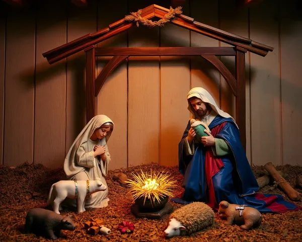 Vibrant Nativity Scene Images Celebrate Christmas Story