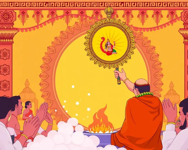 Vibrant Vastu Shanti Patrika Waves in Hindu Ritual