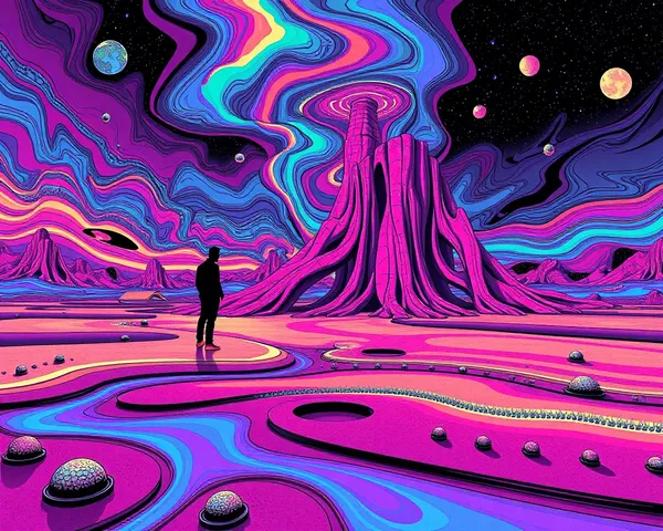 Vibrant and Colorful Trippy Images to Explore