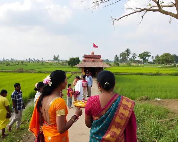 Village Gathering Performs Shraddha Ceremony with Varsha and Patrika