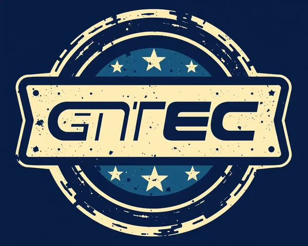 Vintage Distressed Gtec Logo Design Concept