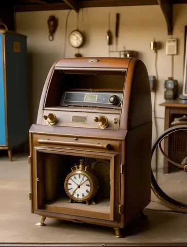 Vintage Garage with theetam-inspired Time Machine