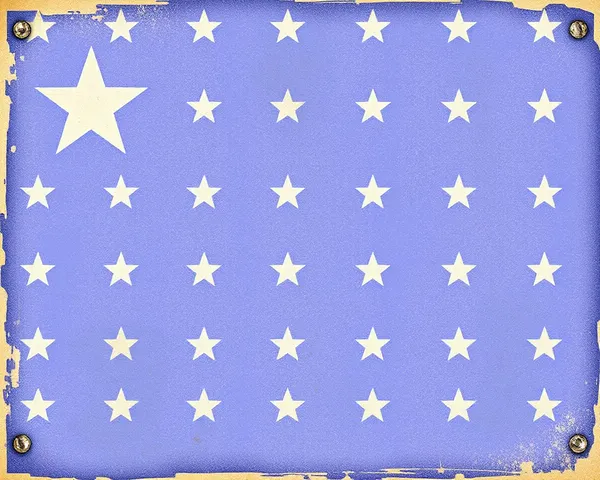 Vintage-Style System Flag with Distressed Textures