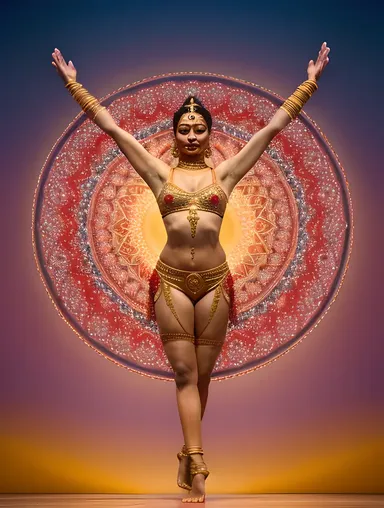 Virabhadra's Dance with Rhythmic Arms and Legs