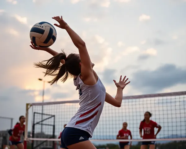 Volleyball Images Capture the Game's Excitement and Action