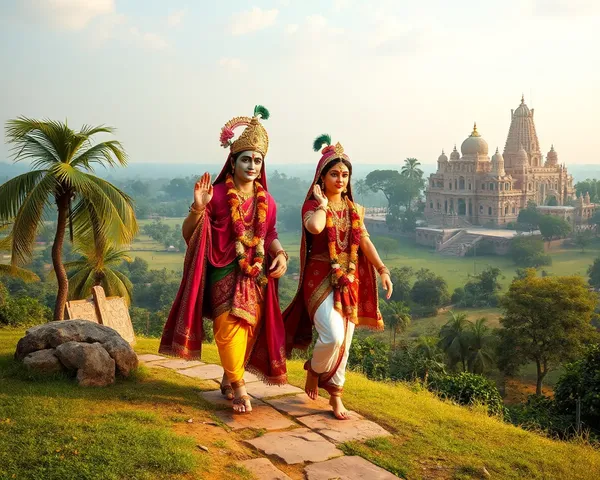 Vrindavan Sunset Walk for Radha Krishna