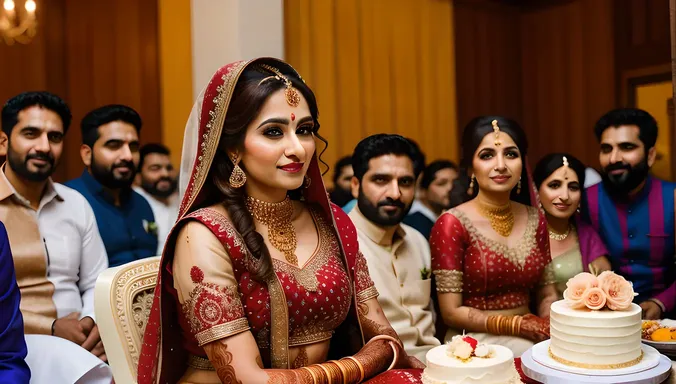 Warm Moment with Dulhan and New Husband