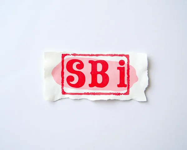 Watercolor SBI Stamp on Textured Paper with Soft Brushstrokes