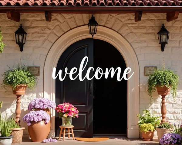 Welcome Image: A Greeting Message