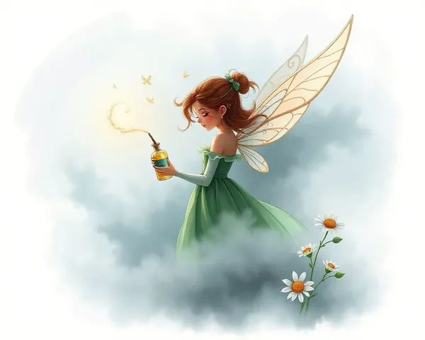 Whimsical Fairy with Perfume and Fog