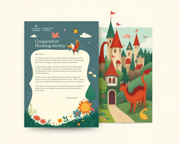 Whimsical Fantastical Magical Community Letterhead