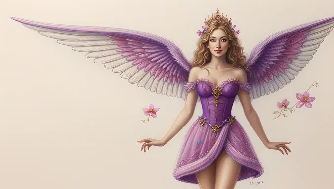 Whimsical Figure with Fantastical Elements